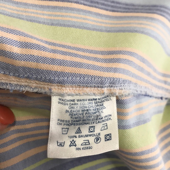 LANDS -END STRIPED SHIRT OF DIFFERENT COLORS - Picture 6 of 6